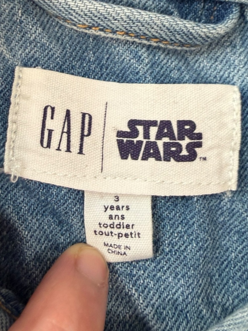 GAP Kids Toddler Star Wars Jean Jacket - Picture 4 of 10